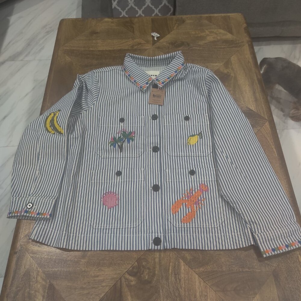 Boden embroidered jacket size 20/22 UK New $398